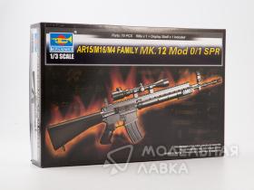 Американская полуавтоматическая винтовка AR15/M16/M4 MK.12 Mod 0/1SPR