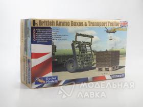 British Ammo Boxes & Transport Trailer