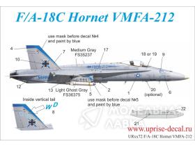 Декали для F/A-18C Hornet VMFA-212