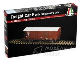 Freight Car F with brakeman`s cab