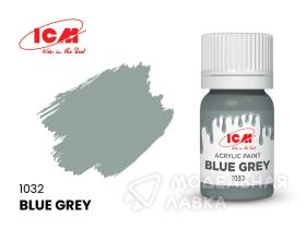 Краска для творчества, 12 мл, цвет Сине-серый(Blue Grey)