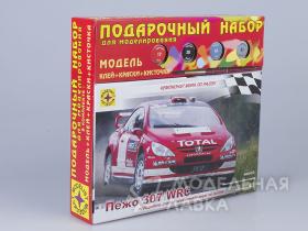Пежо 307 WRC c клеем, кисточкой и красками.