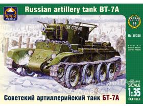 Советский артиллерийский лёгкий танк БТ-7А с 76,2-мм пушкой КТ-28