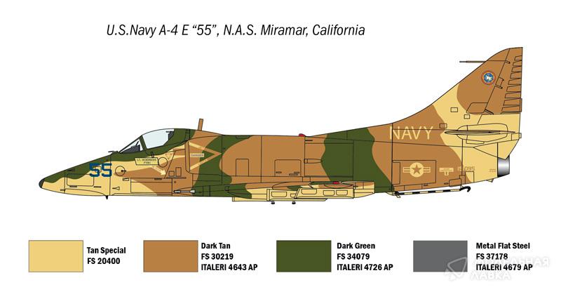 Фото #9 для Сборная модель "Top Gun" F-14A vs. A-4F