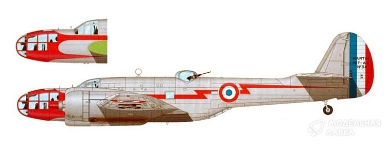 Фото #6 для Сборная модель американский лёгкий бомбардировщик Мартин М-167 «Мэриленд»