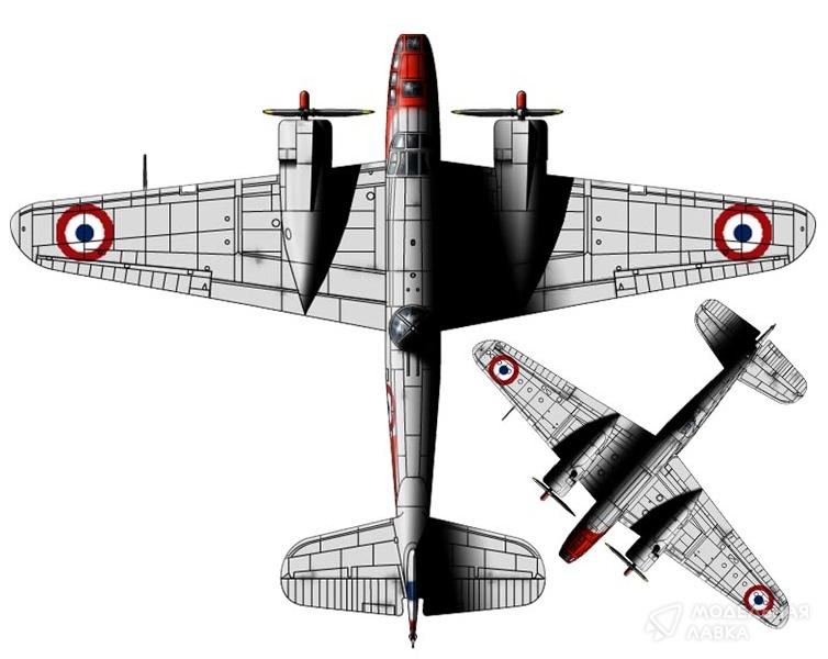 Фото #8 для Сборная модель американский лёгкий бомбардировщик Мартин М-167 «Мэриленд»