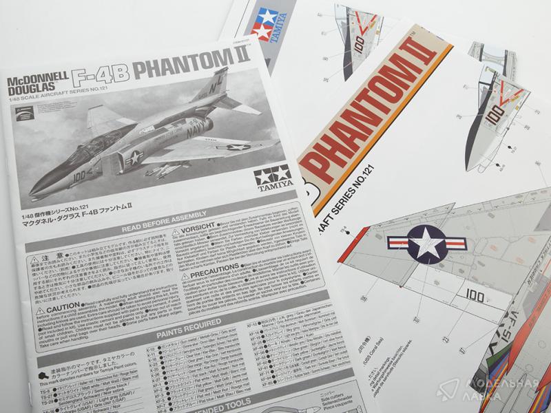 Фото #6 для Сборная модель американский палубный истребитель F-4B Phantom II