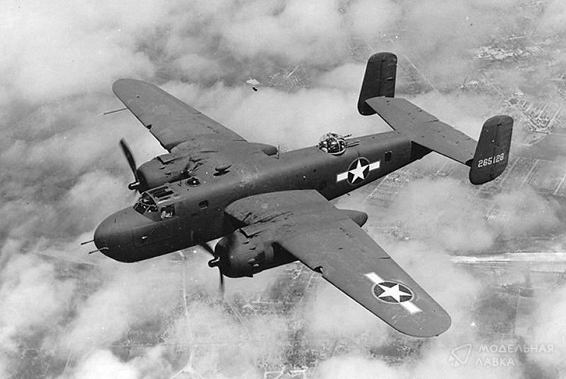 Фото #8 для Сборная модель американский средний бомбардировщик Норт Америкэн B-25C «Митчелл»