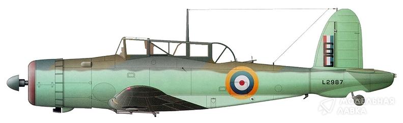 Фото #6 для Сборная модель английский палубный пикирующий бомбардировщик Блэкбёрн «Скуа» Mk.II
