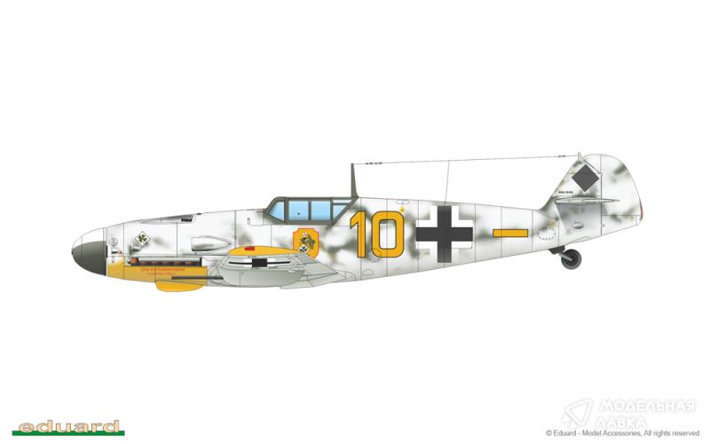 Сборная модель Bf 109G-2 Profi Pack Eduard