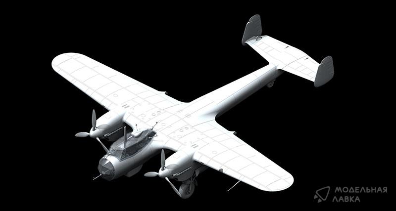 Сборная модель Do 215B-4, Германский самолет-разведчик II МВ ICM
