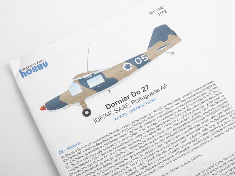 Фото #9 для Сборная модель Dornier Do 27 IDF, SAAF and Portuguese Service