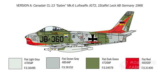 Фото #3 для Сборная модель F-86E Sabre