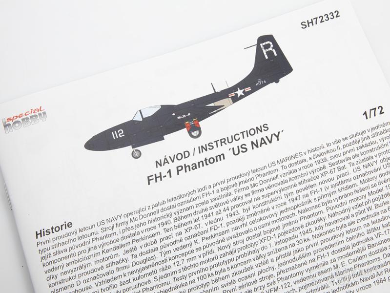 Фото #8 для Сборная модель FH-1 Phantom "First US NAVY Jet Fighter"