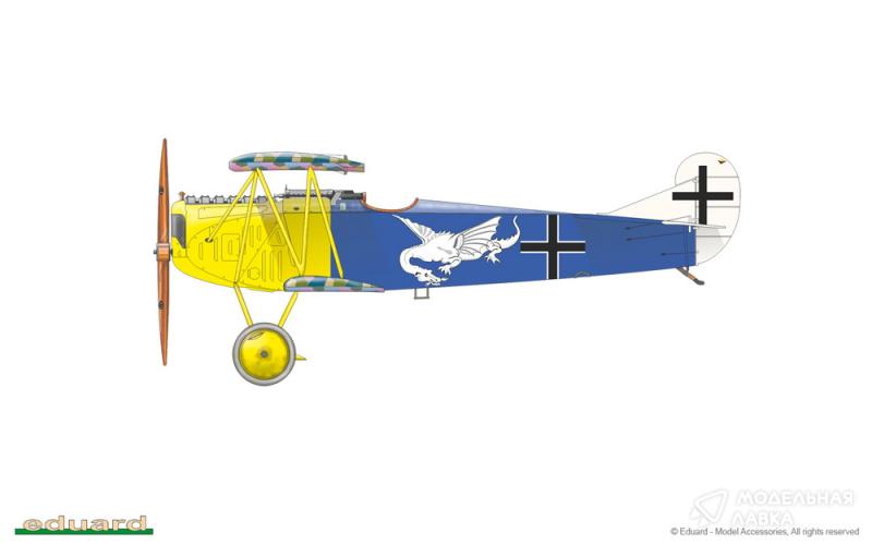Фото #3 для Сборная модель Fokker D.VII OAW late