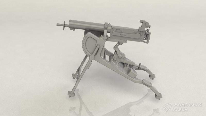 Сборная модель German MG08 Machine Gun ICM