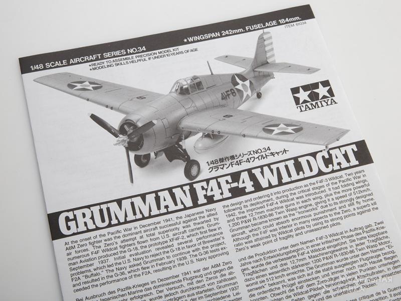 Фото #7 для Сборная модель Grumman F4F-4 Wildcat