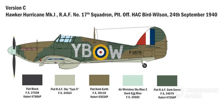 Фото #4 для Сборная модель Hawker Hurricane Mk.I