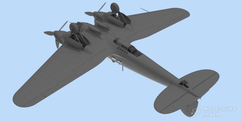 Фото #3 для Сборная модель He 111H-6 WWII German Bomber