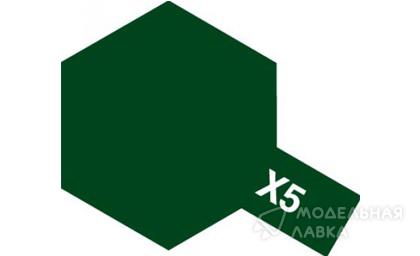 Краска глянцевая эмалевая (Зеленая), X-5 Tamiya