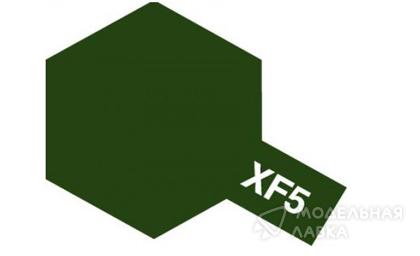 Краска матовая акриловая (Зеленый), XF-5 Tamiya
