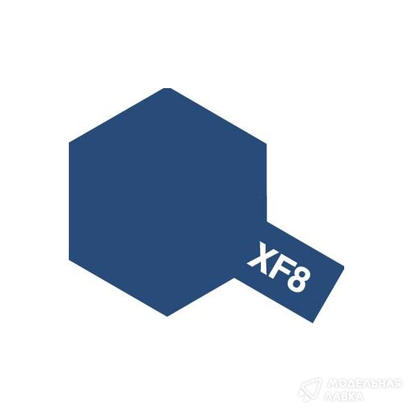 Краска матовая эмалевая (Синяя), XF-8 Tamiya