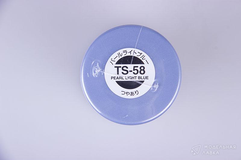 Краска-спрей (Pearl light blue) TS-58 Tamiya