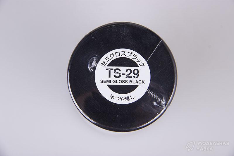 Краска-спрей (Semi gloss black) TS-29 Tamiya