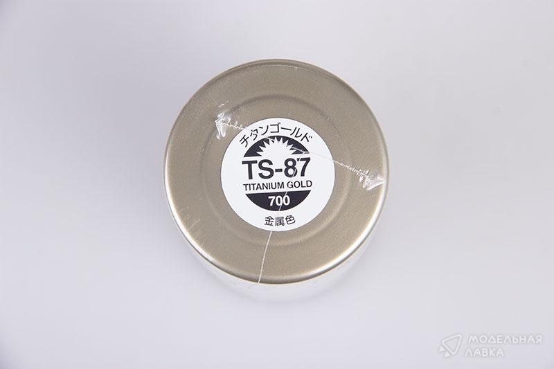 Краска-спрей (Titanium gold) TS-87 Tamiya
