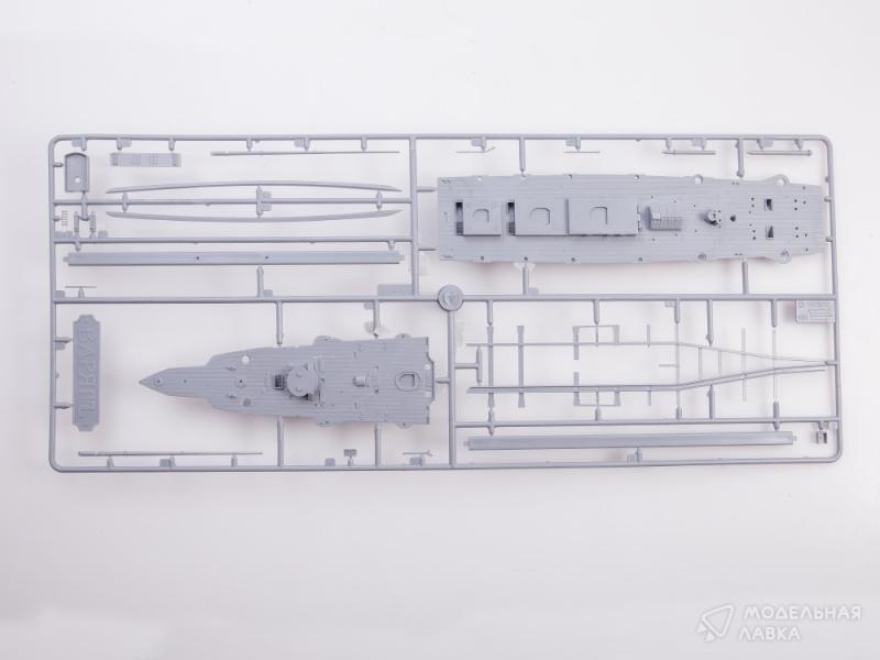 Фото #5 для Сборная модель крейсер «Варяг» с клеем, кисточкой и красками.