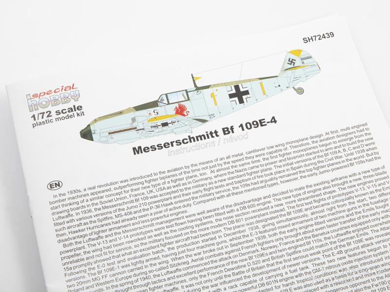 Фото #6 для Сборная модель Messerschmitt Bf 109E-4