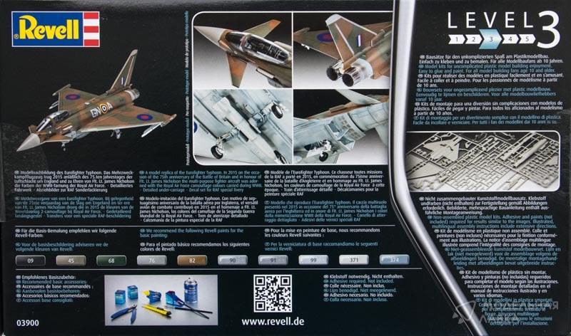 Фото #8 для Сборная модель многоцелевой Истребитель Eurofighter Typhoon R "British Legends
