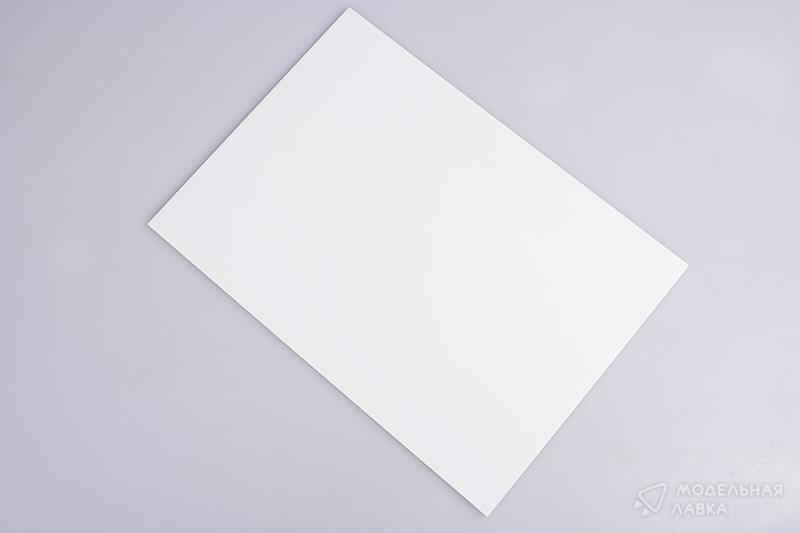 Фото #2 для Модельный пластик белый матовый, толщина 3 мм.