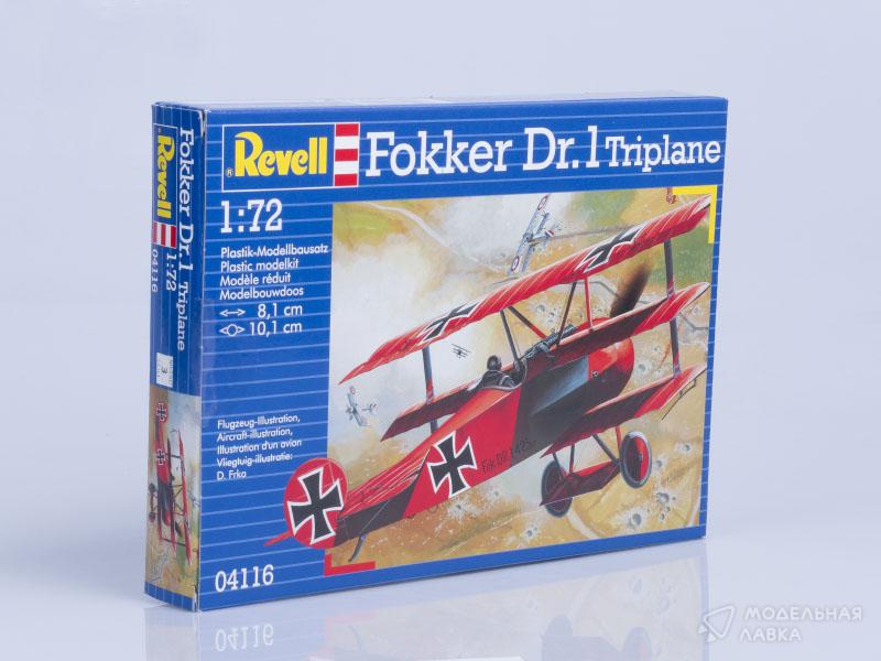 Сборная модель набор: самолет Fokker DR.1 с клеем, кисточкой и красками Revell