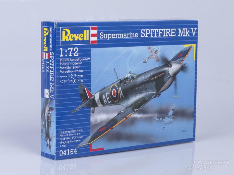 Сборная модель набор: самолет Spitfire Mk V с клеем, кисточкой и красками Revell