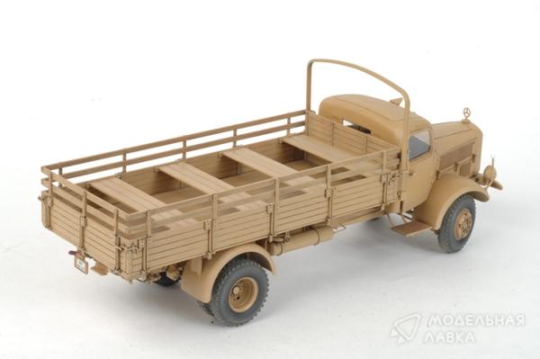 Сборная модель немецкий тяжелый грузовик L 4500A времен Второй Мировой Войны Звезда