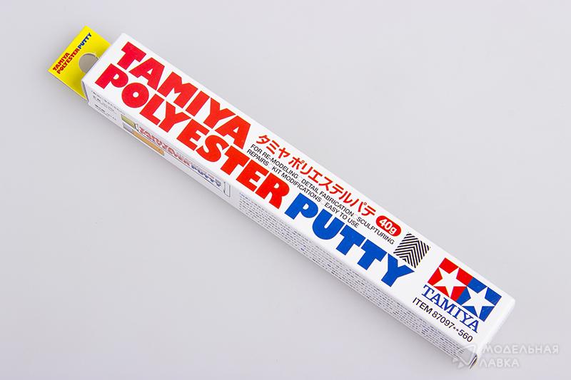 Polyester putty-шпаклевка 40гр с отвердителем (соотн.50:1) Tamiya