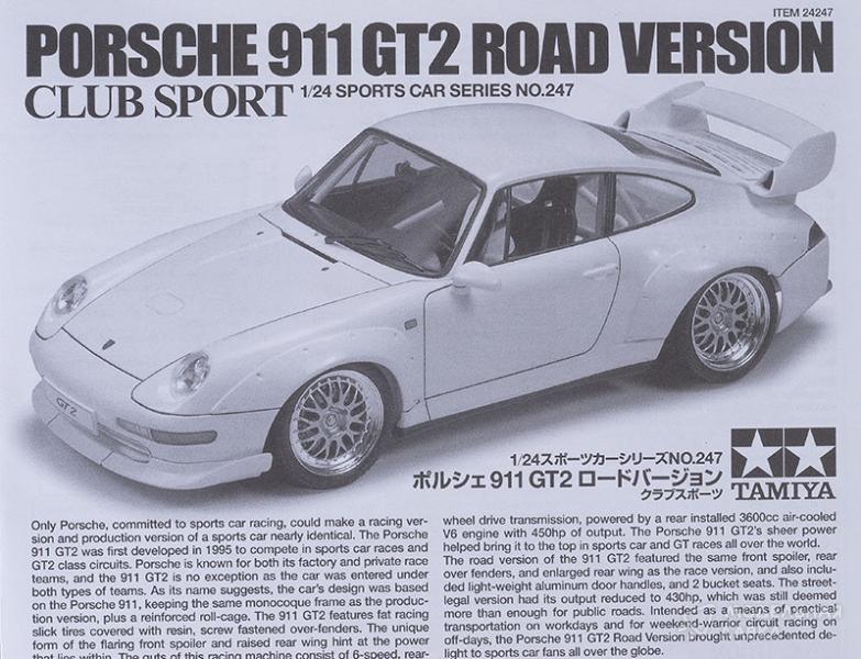 Фото #7 для Сборная модель Porsche GT2 Road Version Club Sport