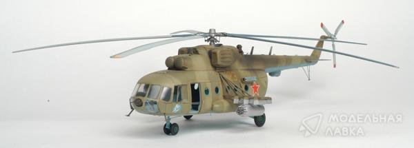 Сборная модель российский десантно-штурмовой вертолет Ми-8МТ Звезда