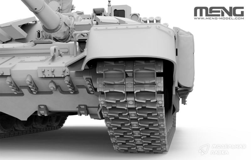 Фото #12 для Сборная модель российский основной боевой танк семьдесят второй Б3М с тралом KMT-8