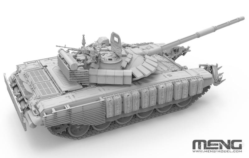 Фото #19 для Сборная модель российский основной боевой танк семьдесят второй Б3М с тралом KMT-8
