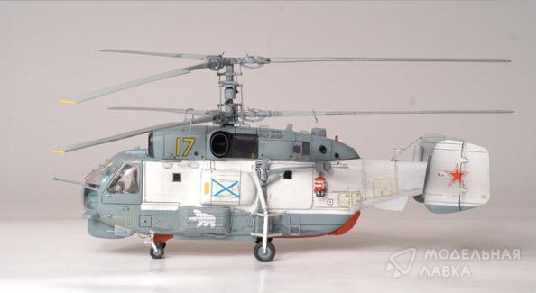 Сборная модель российский противолодочный вертолет "Морской охотник" Звезда