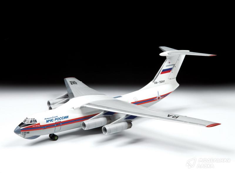 Фото #4 для Сборная модель российский транспортно-десантный самолет Ил-76 ТД МЧС России