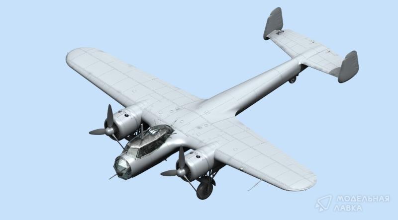 Сборная модель самолет Do 17Z-2, WWII German Bomber ICM