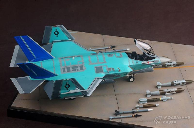 Фото #10 для Сборная модель самолет F-35C "Lightning II"