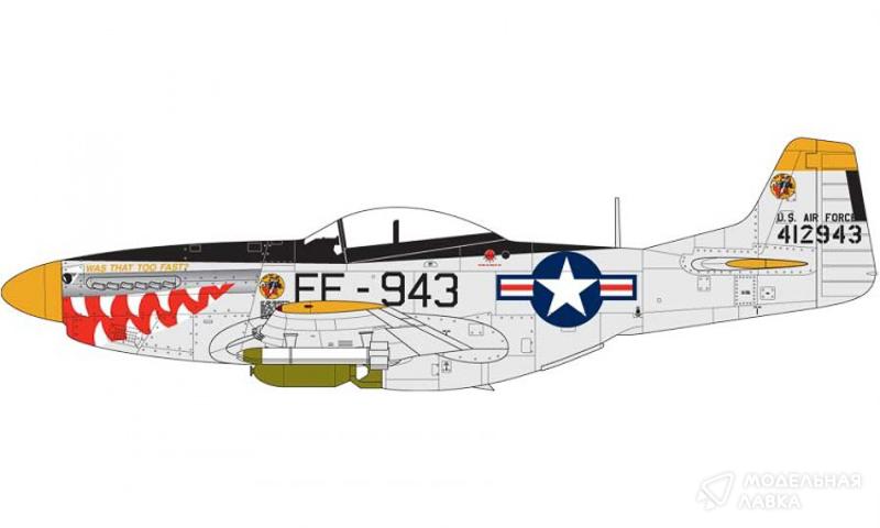 Сборная модель самолет F-51 Mustang Airfix