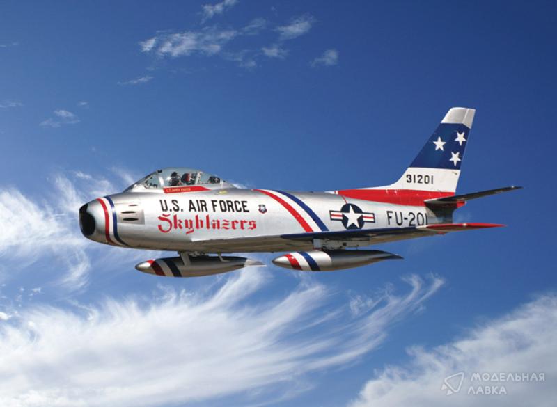 Фото #14 для Сборная модель самолет F-86F Sabre Jet ''Skyblazers''