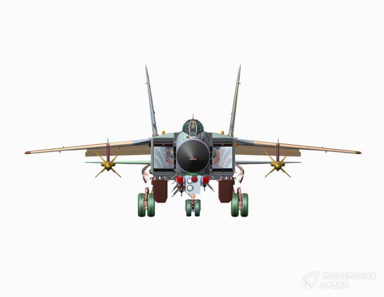 Фото #4 для Сборная модель самолет Mikoyan Mig-31 B/BS Foxhound