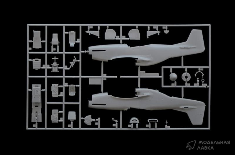 Сборная модель самолет P-51 D/K Pacific ACES Italeri