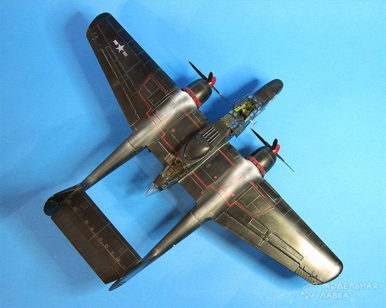 Фото #10 для Сборная модель самолет P-61B Black Widow, undercarriage
